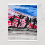 Red Sunset Briefkaart (Voorkant)