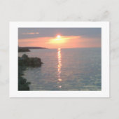 Red Sunset Briefkaart (Voorkant)