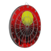 Red Sunset Dartbord (Voorkant Links)