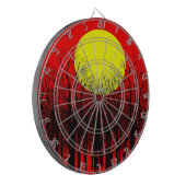 Red Sunset Dartbord (Voorkant Links)