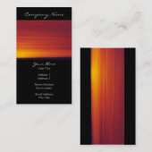 Red Sunset Foto Visitekaartje (Voorkant / Achterkant)