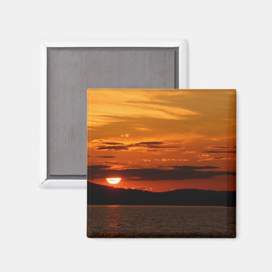 Red Sunset Magnet (Voorkant / Achterkant)
