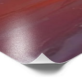 Red Sunset Ocean Seascape Schilderij Kunstwerk Foto Afdruk (Hoek)