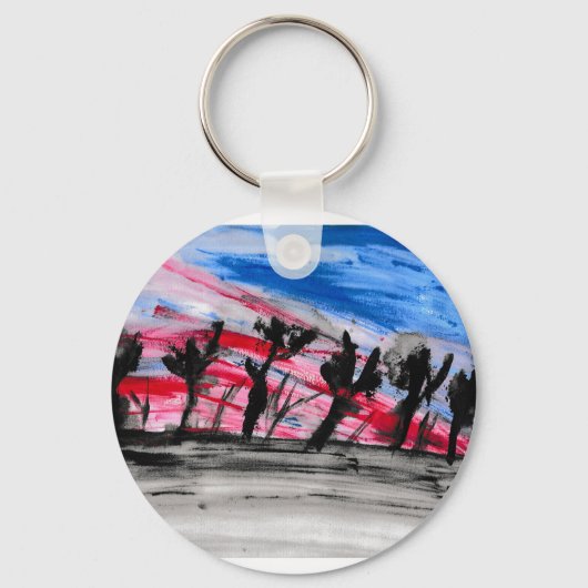 Red Sunset Sleutelhanger (Voorkant)