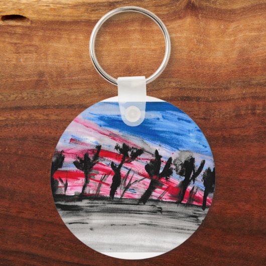 Red Sunset Sleutelhanger (Voorkant)