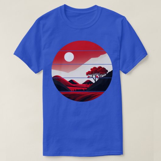 Red Sunset T-shirt (Design voorkant)