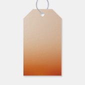 Red Sunset Terracotta Bedankt Cadeaulabel (Achterkant)