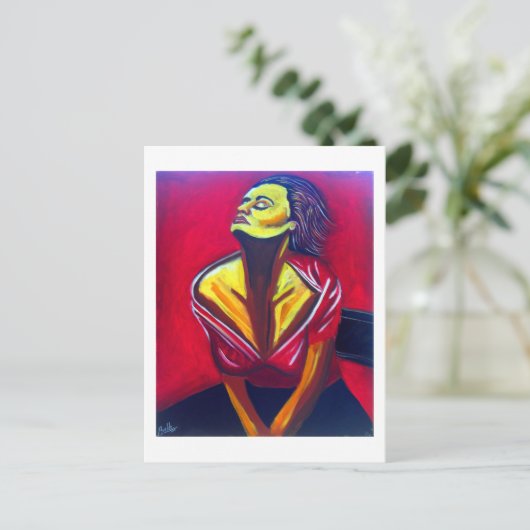 Red Sunshine Briefkaart (Staand voorkant)