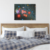 Red Super Giant Cluster Canvas Afdruk (Insitu (Slaapkamer))