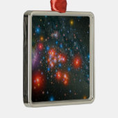 Red Super Giant Cluster Metalen Ornament (Rechts)