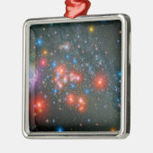 Red Super Giant Cluster Metalen Ornament (Links)