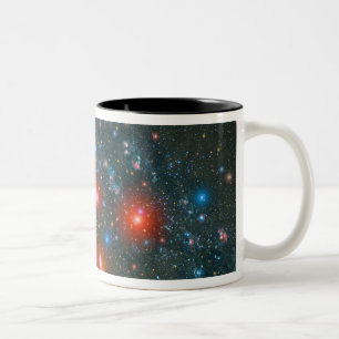 Red Super Giant Cluster Tweekleurige Koffiemok