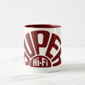 Red Super Hi-Fi-Mok Tweekleurige Koffiemok (Center)