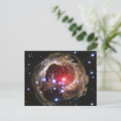 Red Superreuze Star V838 Monocerotis Briefkaart (Staand voorkant)