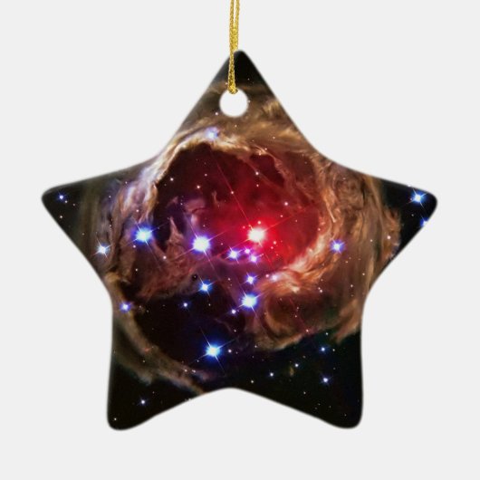 Red Superreuze Star V838 Monocerotis Keramisch Ornament (Voorkant)