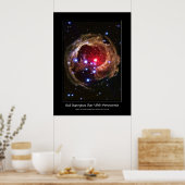 Red Superreuze Star V838 Monocerotis Poster (Keuken)