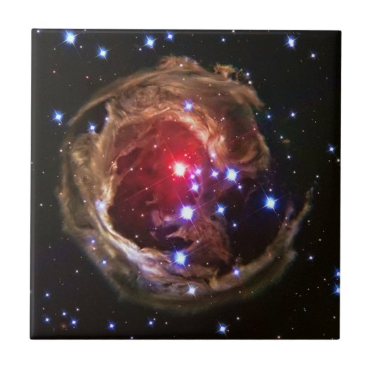 Red Superreuze Star V838 Monocerotis Tegeltje (Voorkant)