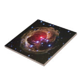 Red Superreuze Star V838 Monocerotis Tegeltje (Zijkant)