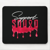 Red Support Squad Matching t - shirts Muismat