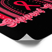 Red Support Squad Rainbow Blood Cancer Awareness W Poster (Hoek)