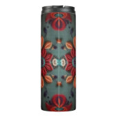 Red Susan Corn Flower-Thermal Tumbler Thermosbeker (Achterkant)