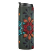 Red Susan Corn Flower-Thermal Tumbler Thermosbeker (Geroteerd rechts)
