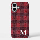 Red Sweater Buffalo Plaid Check Case-Mate iPhone Case (Achterkant)