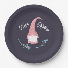 Red Swedish Gnome Holiday Paper Borden Papieren Bordje