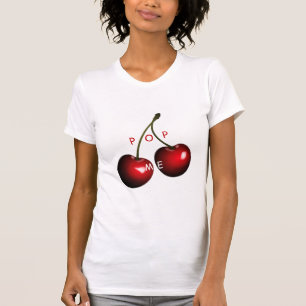 Red Sweet Cherries T-shirt - Pop Me