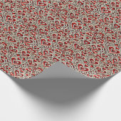 Red Sweet Hearts Cadeaupapier (Hoek)