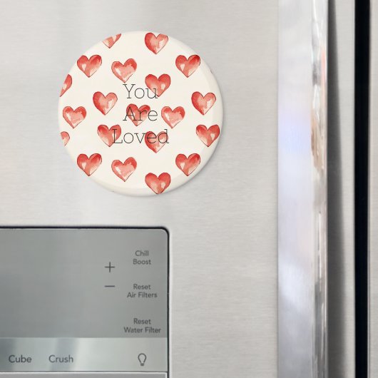 Red Sweet Hearts Valentijnsdag Magneet (Insitu (Koelkast))