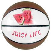 Red Sweet Juicy Watermelon Basketball Basketbal (Voorkant)