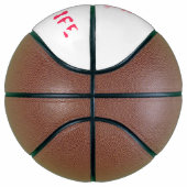 Red Sweet Juicy Watermelon Basketball Basketbal (Rechts)