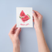 Red Sweet Juicy Watermelon Flyer (Hand)