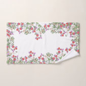  Red Sweet Pea Flowers Bath Towel Set Bad Handdoek (Handdoek)