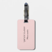 Red Sweet Strawberry - gepersonaliseerd Bagagelabel (Achterkant verticaal)