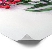 Red Sweet William Flower Art Print Poster (Hoek)