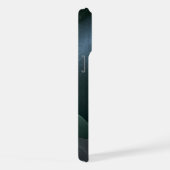 Red Swirl Artistic Modern Abstracte kunst Patroon  iPhone Hoesje (Rechterkant)