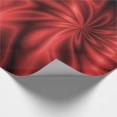 Red Swirl Cadeaupapier (Hoek)