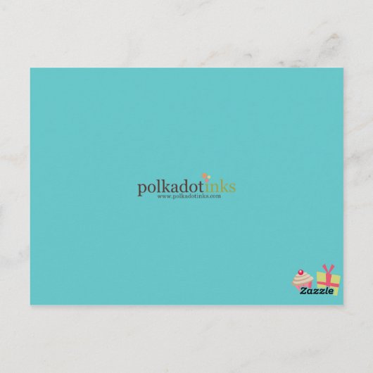 Red Swirl Mosque Ramadan/Eid Banner/Streamer Briefkaart (Achterkant)