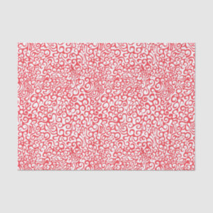 Red Swirl Tissuepapier