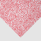 Red Swirl Tissuepapier (Detail)
