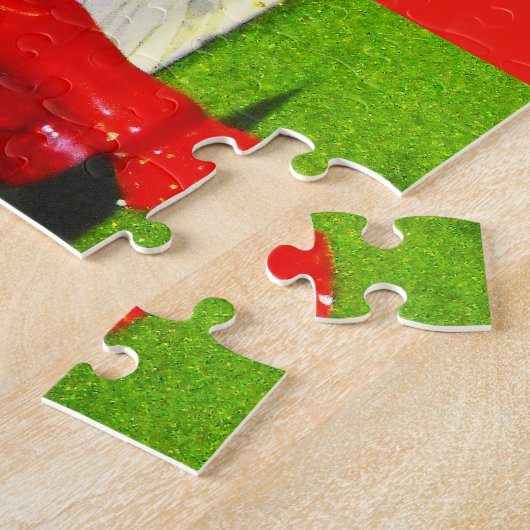 Red Swiss koe leuk Legpuzzel (Zijkant)