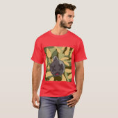 Red T-Shirt Army Fatigue Pattern Front & Center (Voorkant volledig)