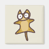 Red Tabby Cat Magneet (Voorkant)