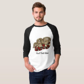 Red Tail Boa Basic 3/4 Sleeve Raglan T-shirt (Voorkant volledig)