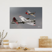 Red Tail Escort Poster (Keuken)