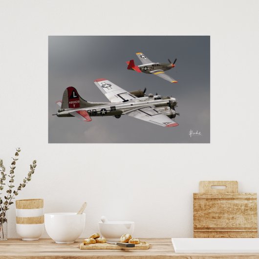 Red Tail Escort Poster (Keuken)