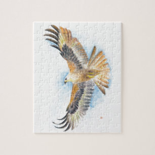 Red Tail Hawk Art Legpuzzel