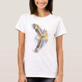 Red Tail Hawk Art T-shirt (Voorkant)